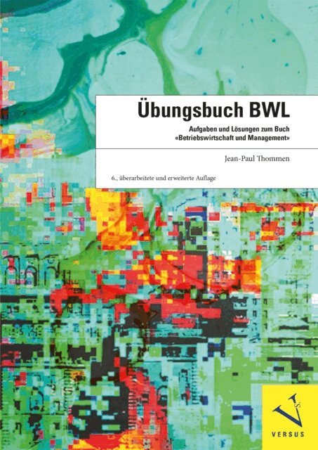 Jean-Paul Thommen - Ubungsbuch BWL, E-bok