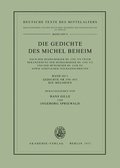 Die Gedichte DES Michel Beheim: Vol 3/1 Gedichte 358-453. Die Melodien