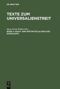 Texte Zum Universalienstreit: Vol 2 Hoch- Und Spaetscholastik