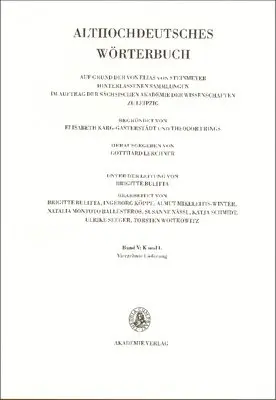 Gotthard Lerchner - Band V: K-L, 14. Lieferung (Ir-Liogan Bis Liut), Häftad. Tillgänglighet: Tillfälligt slut