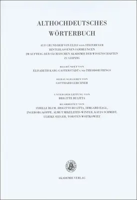 Hans Ulrich Schmid - Band V: K-L, 15. Lieferung (Liutbaga Bis Loskin), Häftad. Tillgänglighet: Tillfälligt slut