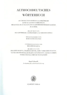 Hans Ulrich Schmid - Band V: K-L, 16.-18. Lieferung (Loscon Bis Lyuzilun), Häftad. Tillgänglighet: Tillfälligt slut