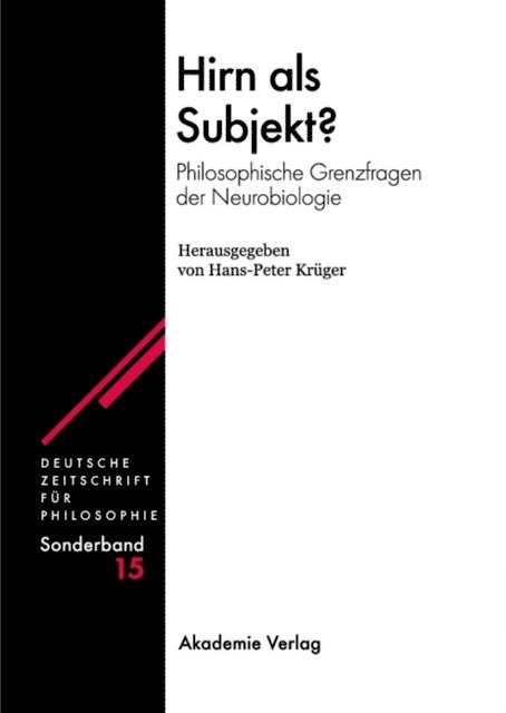 Hans-Peter Kruger - Hirn als Subjekt?, E-bok