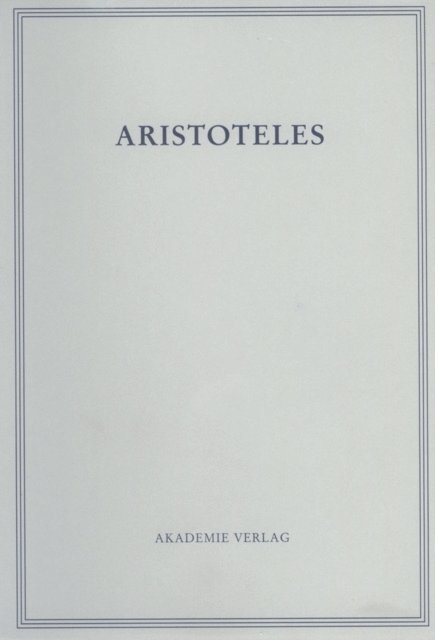 Aristoteles, Christof Rapp - Peri hermeneias, E-bok