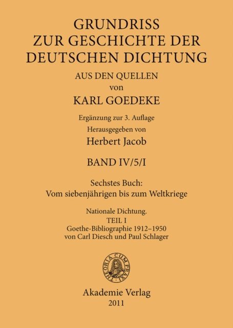 Herbert Jacob, Karl Goedeke - Sechstes Buch: Vom siebenjährigen bis zum Weltkriege, E-bok