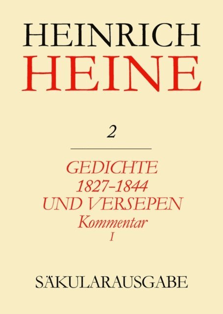 Hans Bohm, Irmgard Moller - Gedichte 1827-1844 und Versepen. Kommentar I, E-bok