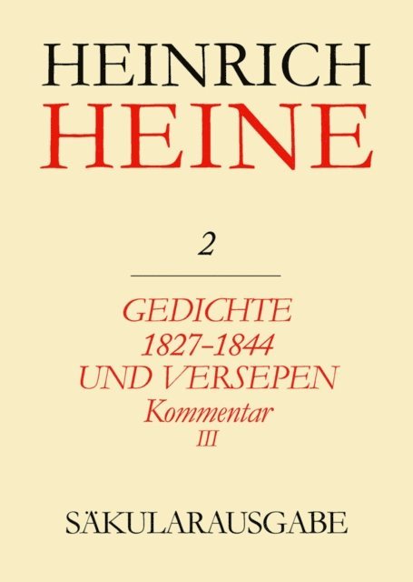 Hans Bohm - Gedichte 1827-1844 und Versepen. Kommentar III, E-bok