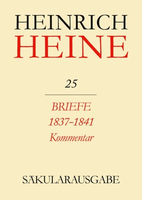 Christa Stocker - Briefe an Heine 1837-1841. Kommentar, E-bok