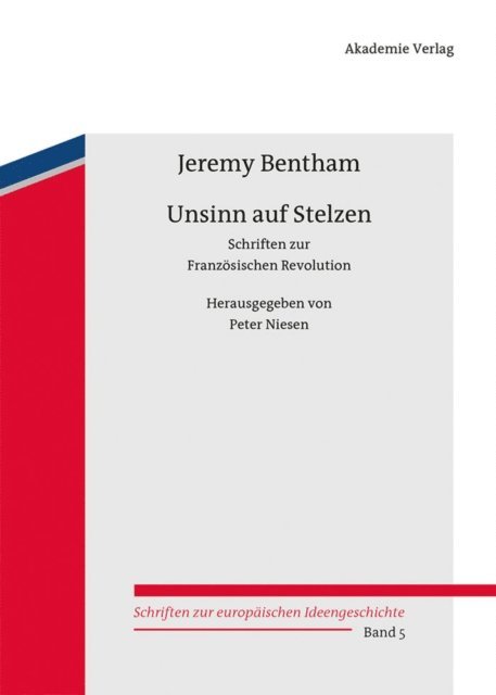 Jeremy Bentham, Peter Niesen - Unsinn auf Stelzen, E-bok