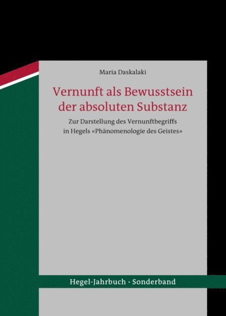 Maria Daskalaki - Vernunft als Bewusstsein der absoluten Substanz, E-bok