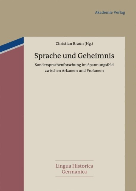Christian Braun - Sprache und Geheimnis, E-bok