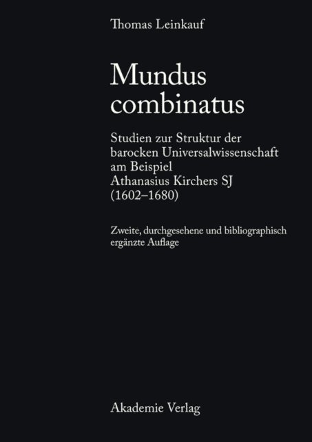 Thomas Leinkauf - Mundus combinatus, E-bok