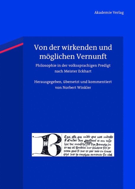 Norbert Winkler - Von der wirkenden und möglichen Vernunft, E-bok