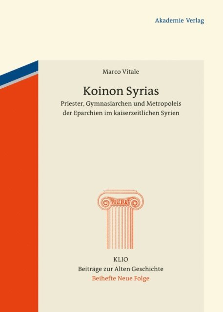 Marco Vitale - Koinon Syrias, E-bok