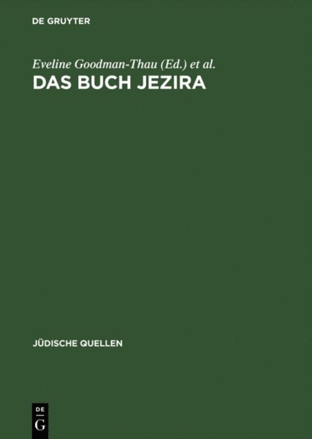 Christoph Schulte, Eveline Goodman-Thau - Das Buch Jezira, E-bok