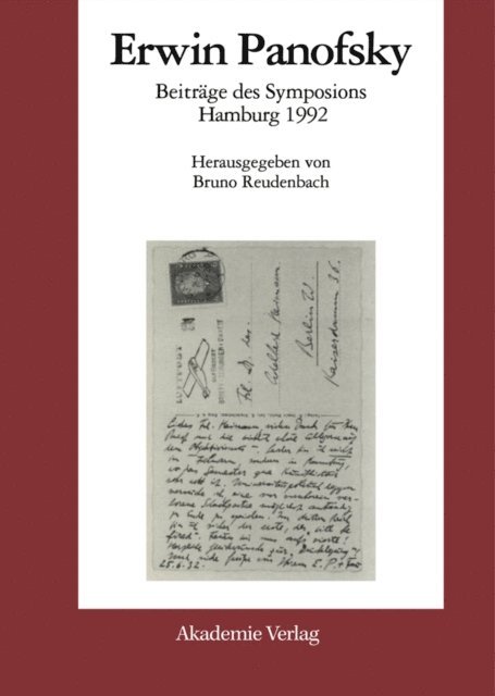 Bruno Reudenbach - Erwin Panofsky, E-bok