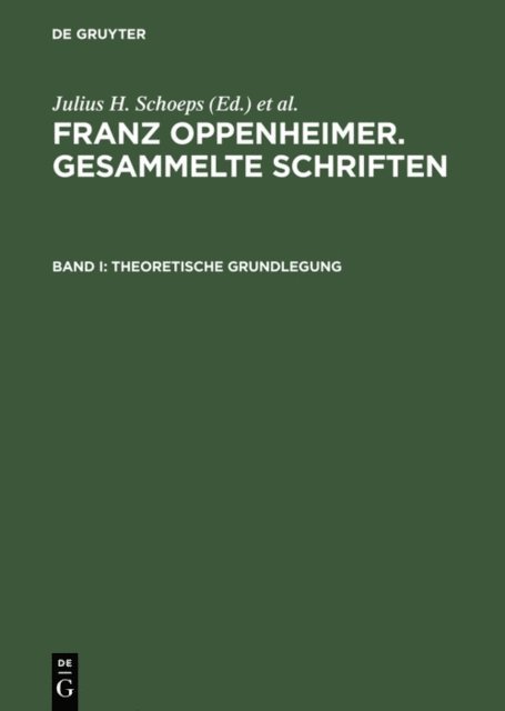 Elke-Vera Kotowski - Theoretische Grundlegung, E-bok