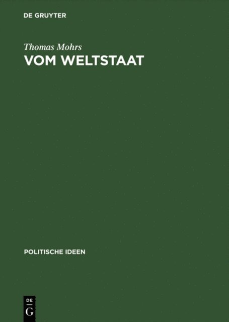 Thomas Mohrs - Vom Weltstaat, E-bok