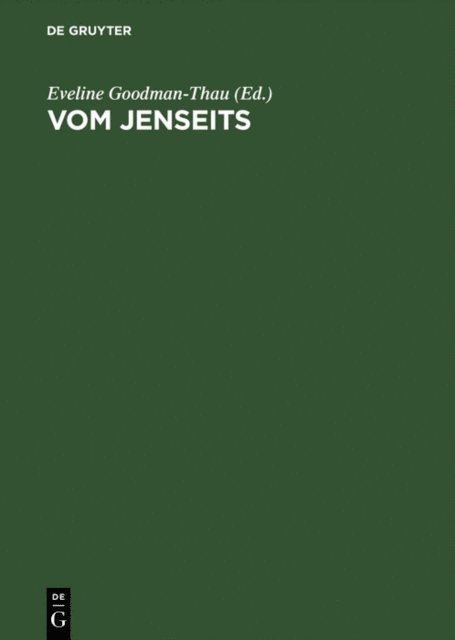 Eveline Goodman-Thau - Vom Jenseits, E-bok