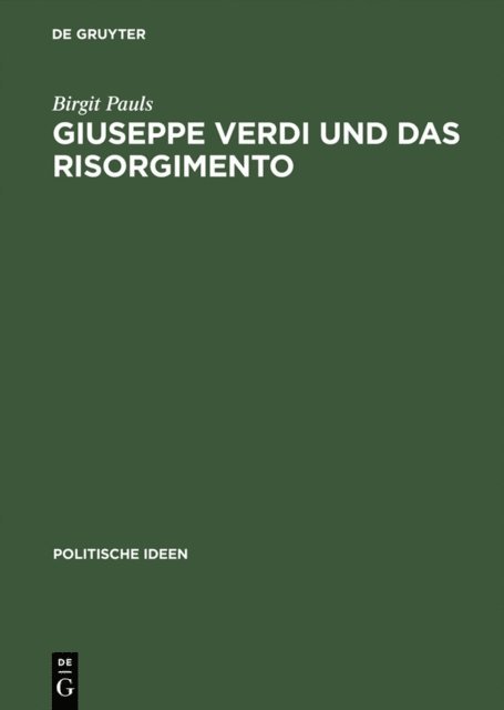 Birgit Pauls - Giuseppe Verdi und das Risorgimento, E-bok