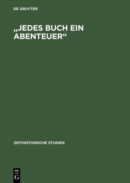 Siegfried Lokatis, Martina Langermann, Simone Barck - "Jedes Buch ein Abenteuer", E-bok