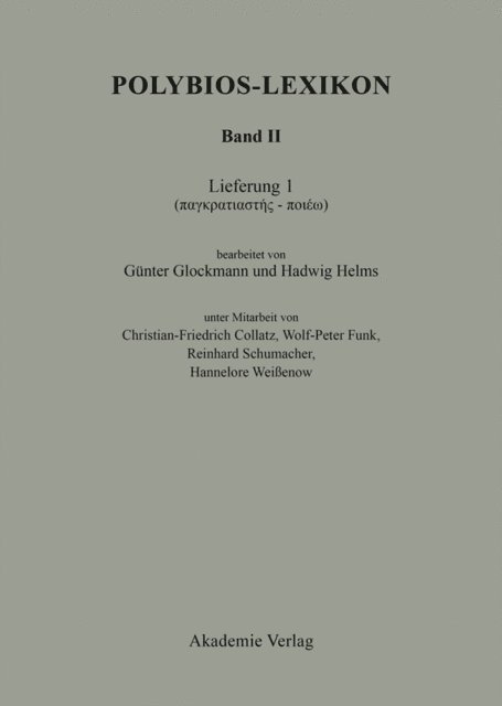 Hadwig Helms, Gunter Glockmann - pankratiastes - poieo, E-bok