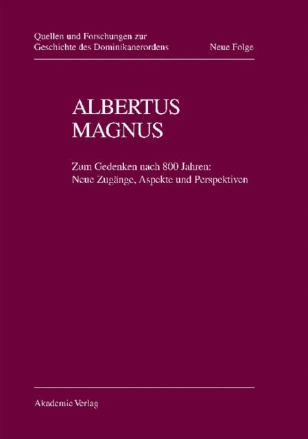 Walter Senner OP - Albertus Magnus, E-bok
