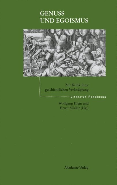 Ernst Muller, Wolfgang Klein - Genuß und Egoismus, E-bok