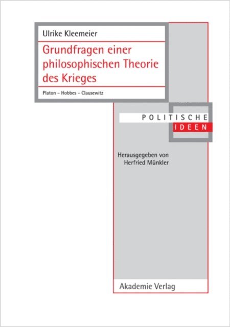 Ulrike Kleemeier - Grundfragen einer philosophischen Theorie des Krieges, E-bok