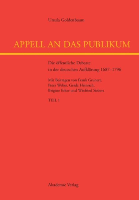 Ursula Goldenbaum - Appell an das Publikum, E-bok
