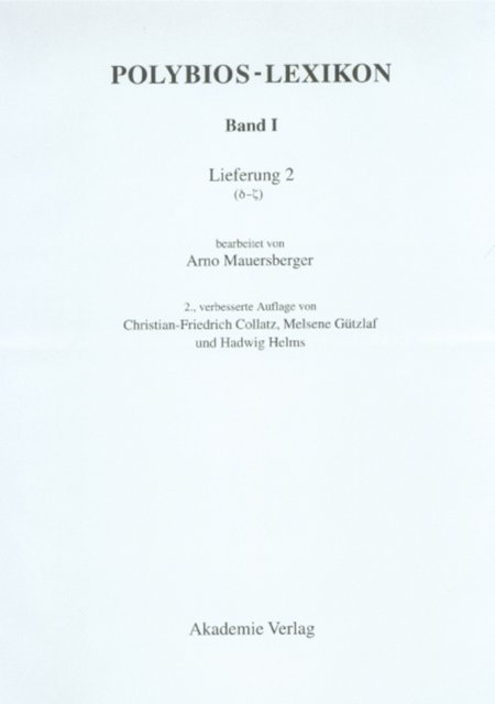 Hadwig Helms, Melsene Gutzlaf, Christian-Friedrich Collatz - (d - z), E-bok