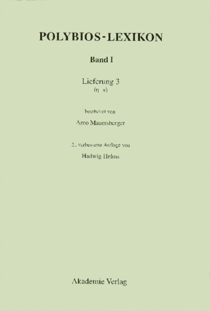 Arno Mauersberger, Hadwig Helms - (eta-kappa), E-bok