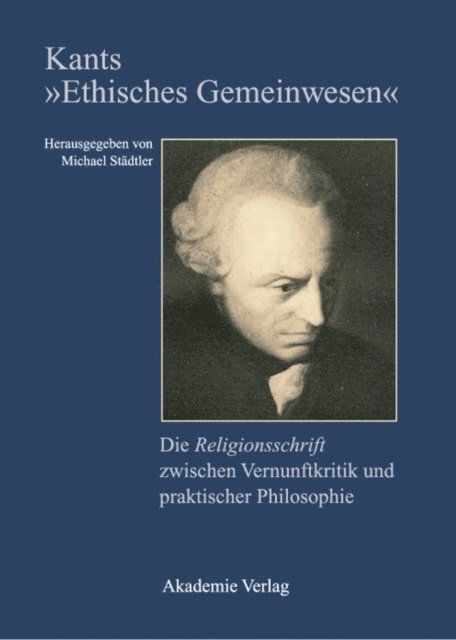 Michael Stadtler - Kants "Ethisches Gemeinwesen", E-bok