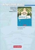 Schl�ssel zur Mathematik  7. Schuljahr. Basisarbeitsheft mit eingelegten L�sungen. Differenzierende Ausgabe Niedersachsen