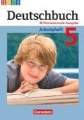Deutschbuch 5. Schuljahr. Arbeitsheft mit L�sungen. Differenzierende Ausgabe