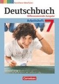 Deutschbuch 7. Schuljahr. Arbeitsheft mit L�sungen. Differenzierende Ausgabe Nordrhein-Westfalen