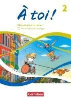 À toi ! Band 2 - Ausgabe ab 2022 - Klassenarbeitstrainer mit Audios und Lösungen, Häftad