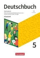 Deutschbuch Gymnasium 5. Schuljahr - Berlin, Brandenburg, Mecklenburg-Vorpommern, Sachsen, Sachsen-Anhalt und Thringen -  Arbeitsheft mit Lsungen - Neue Ausgabe