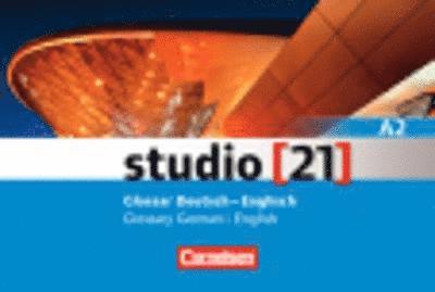 studio [21] - Grundstufe A2: Gesamtband. Glossar Deutsch-Englisch, Häftad