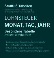 Tabelle, Lohnsteuer 2026 Monat, Tag, Jahr, Häftad