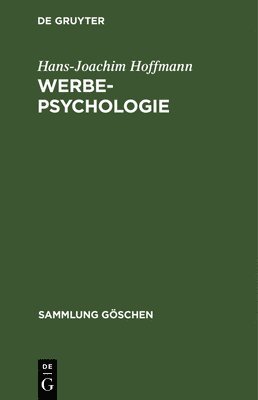 Hans-Joachim Hoffmann - Werbepsychologie, Inbunden