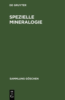 Degruyter - Spezielle Mineralogie, Inbunden