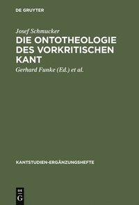 Ontotheologie des vorkritischen Kant