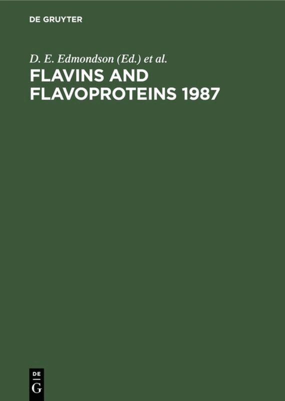 D. E. Edmondson, D. B. McCormick - Flavins and Flavoproteins 1987, Inbunden