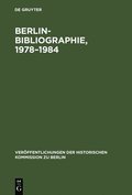 Berlin-Bibliographie, 1978-1984