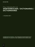 W�rterb�cher / Dictionaries / Dictionnaires. 2. Teilband
