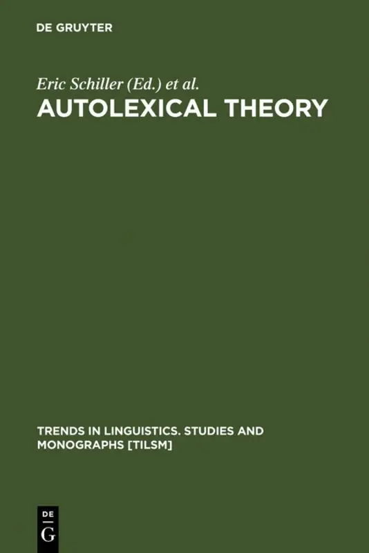 Eric Schiller, Elisa Steinberg, Barbara Need - Autolexical Theory, Inbunden. Tillgänglighet: Lägg i varukorg