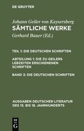 Smtliche Werke, Band 3, Die deutschen Schriften