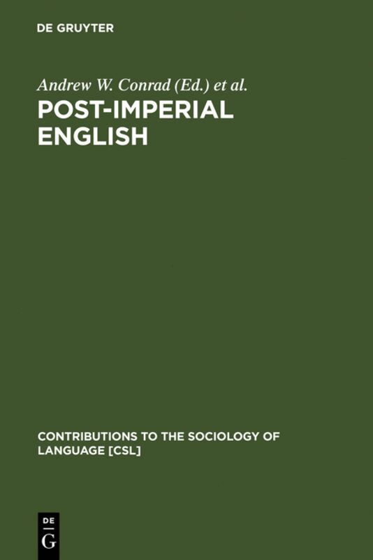 Andrew W. Conrad, Alma Rubal-Lopez - Post-Imperial English, Inbunden