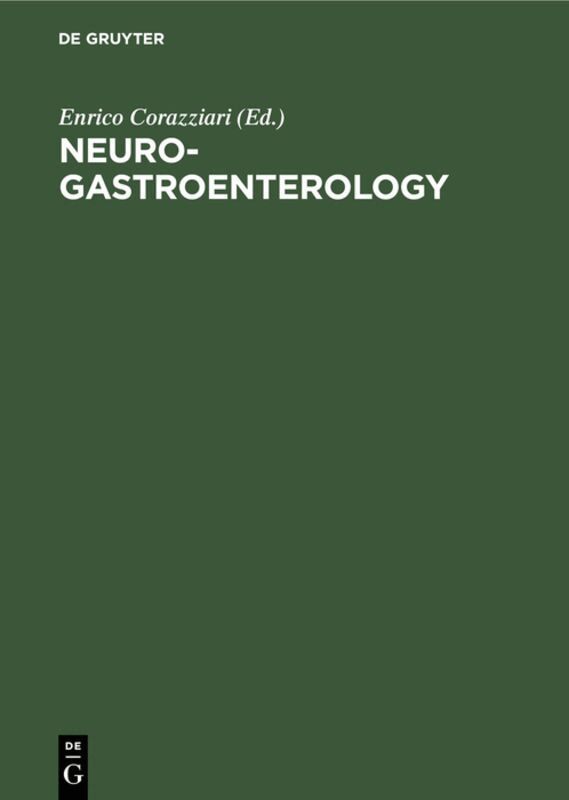 Enrico Corazziari - NeUroGastroenterology, Inbunden